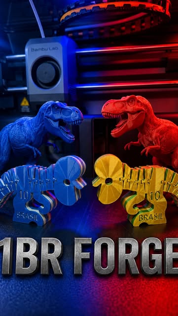 Dinossauros e peças personalizadas impressas em 3D